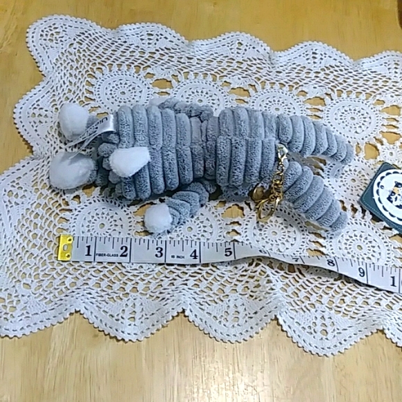 Large Plush Rabbit Keychain, Keyring New - Picture 5 of 6